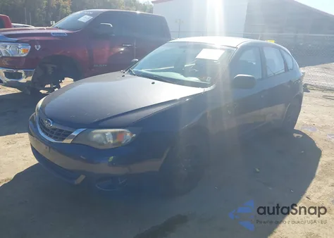 2008 Subaru Impreza 2.5I z USA, uszkodzony, nr VIN JF1GH61648H817584